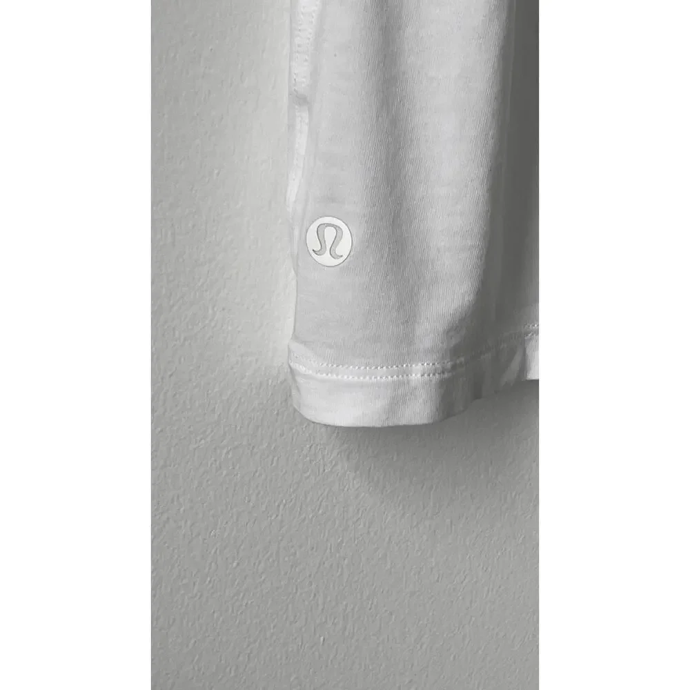 RARE Lululemon Muscle Tank Top White 6